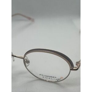 Morel‎ Koali 20108k Eyeglasses Oval Frames Rose Gold Pink Lightweight Designer